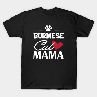 Burmese Cat Mama T-Shirt